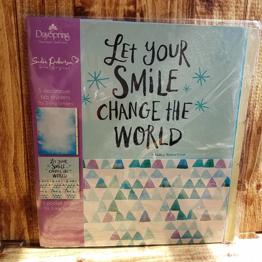 Dayspring Sadie Robertson Huff Pink Notebook Tab Dividers Set Live Original LO
